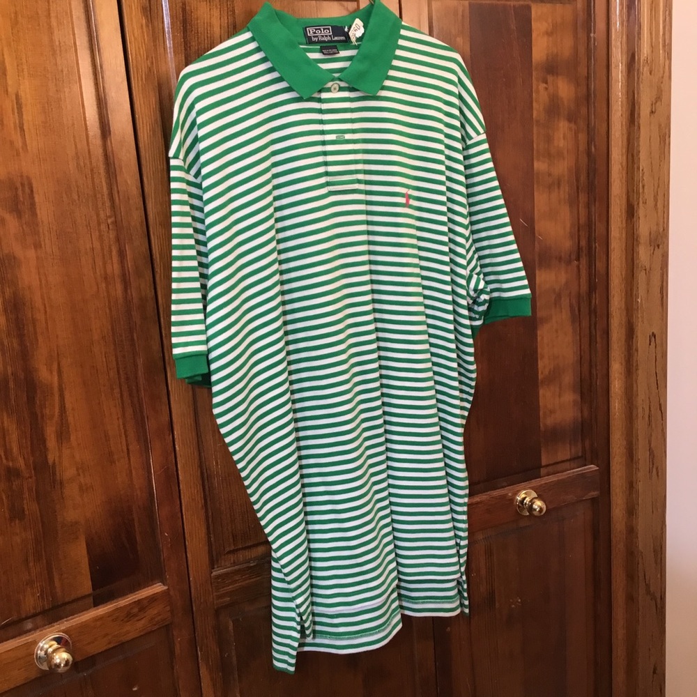 Polo shortsleeved pullover, size XL, cotton